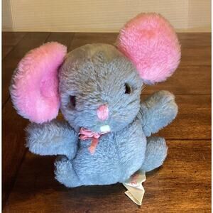 Rare Vintage Russ Bitzi The Mouse 6" Plush Toy Stuffed Animal Doll 1977 Used